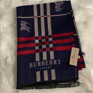 Burberry cashmere and silk scarf